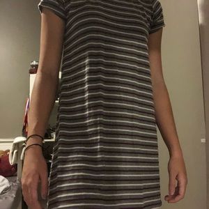 Striped t shirt dress